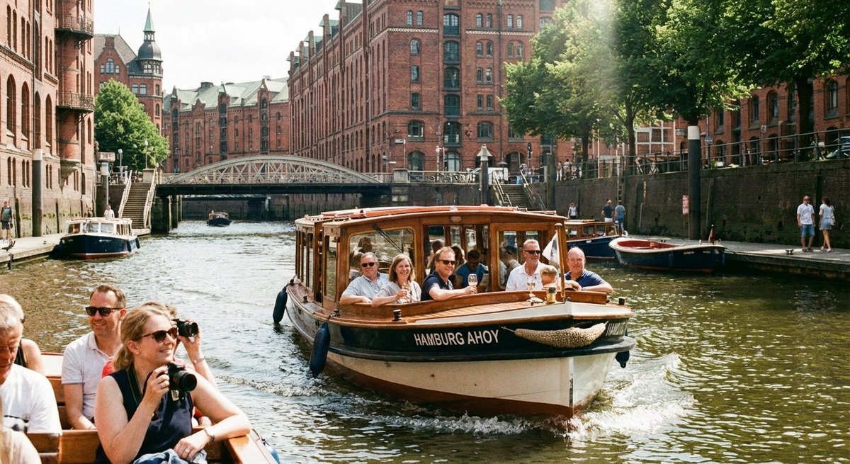 Wasserbusfahrt in Hamburg