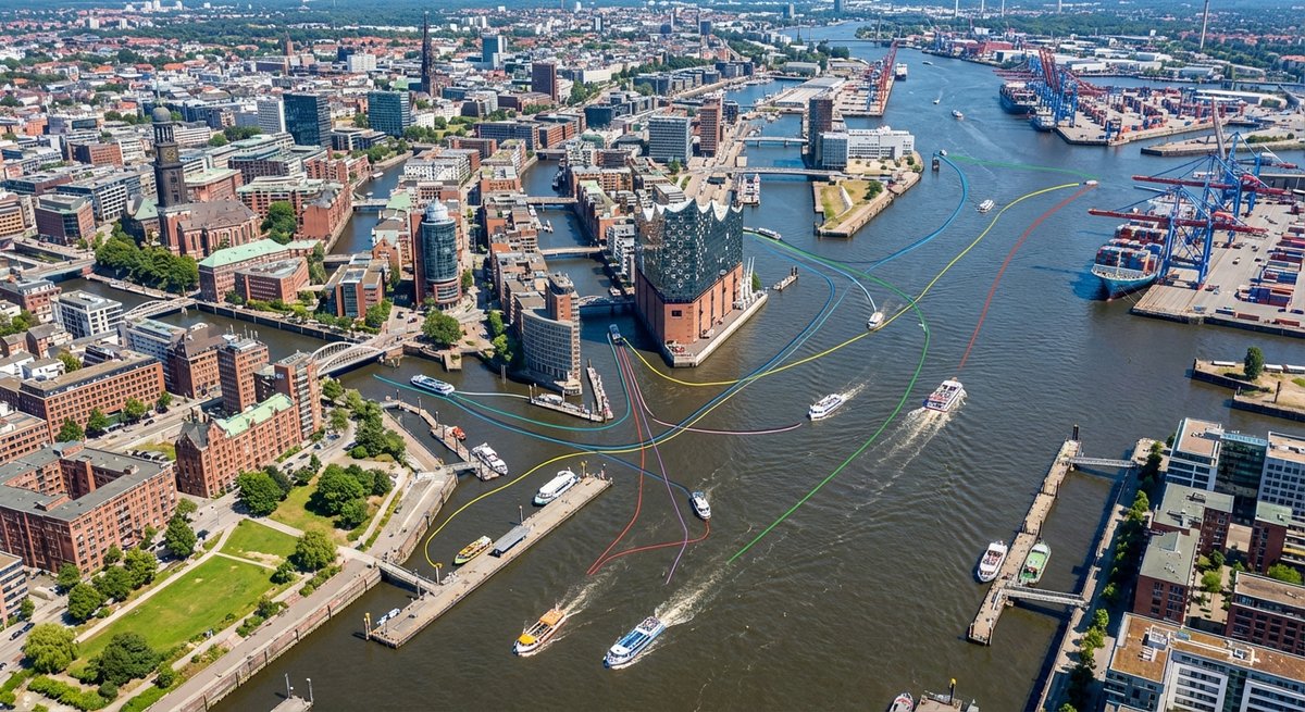 Wasserbus Hamburg Routen